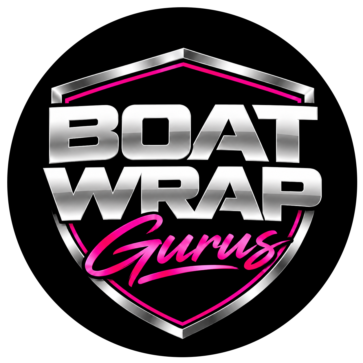 Boat Wrap Gurus vertical logo